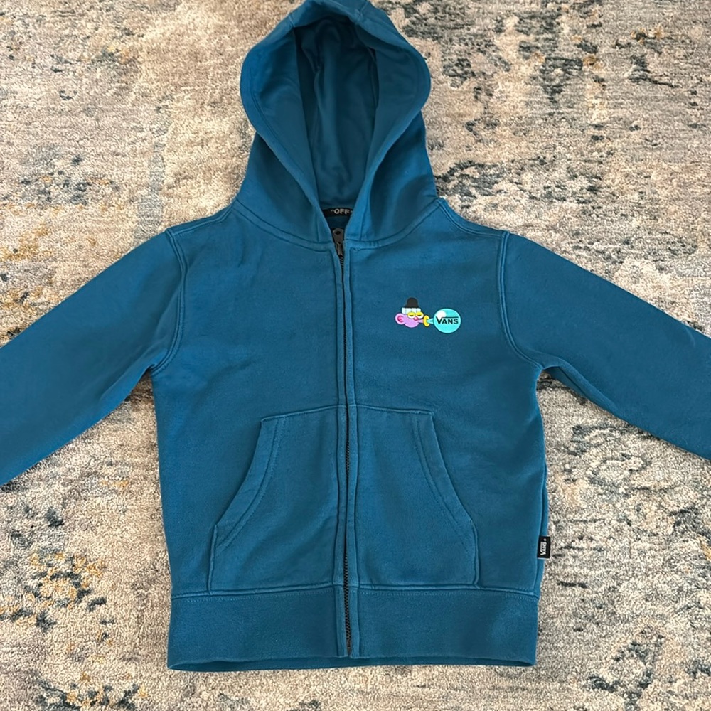 Vans Kids Zip-up Hoody Sweatshirt